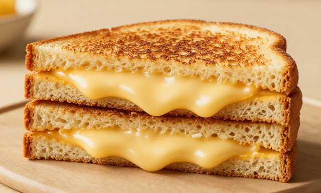 Two Thin Layers of Cheese
