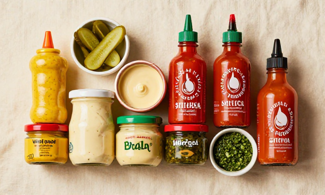 Sandwich condiments and spreads
