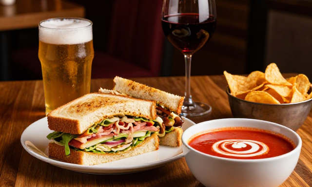 Sandwich and drink pairings