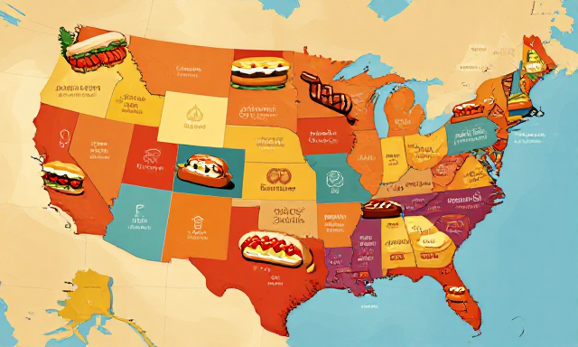 American sandwiches by state