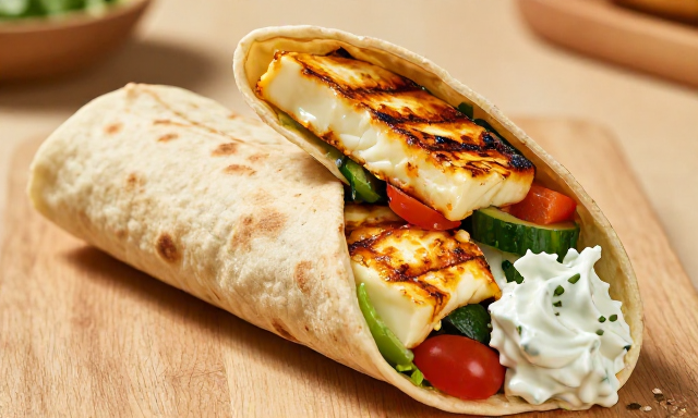 Halloumi Wrap