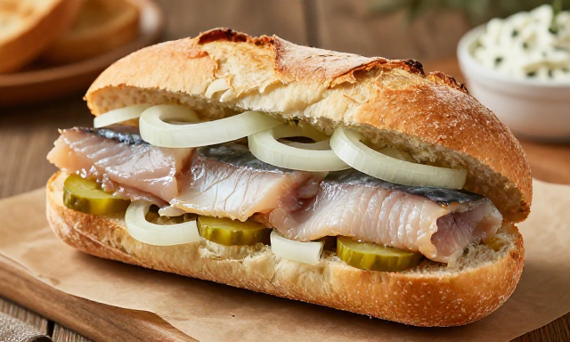 Matjesbrötchen