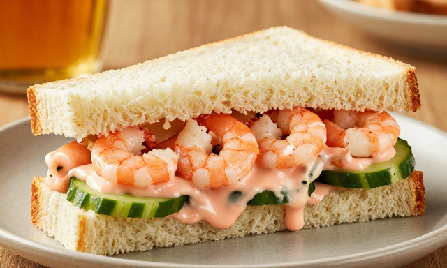 Prawn Marie Rose Sandwich sandwich